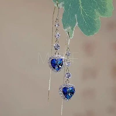Alloy Rhinestone Ear Thread FS-WGD80ED-01-1