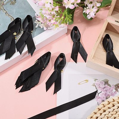 100Pcs Awareness Ribbon Nylon Lapel Pin Backs for Backpack Clothes JEWB-GL0001-03A-1
