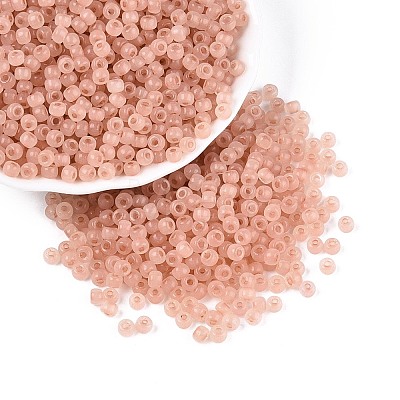 6/0 Transparent Inside Colours Glass Seed Beads SEED-N008-08M-1