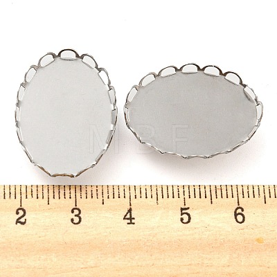 304 Stainless Steel Brooch Base Settings FIND-D035-01B-P-1