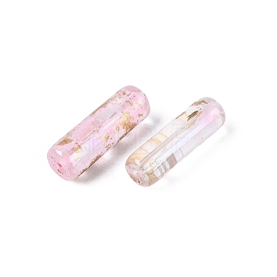 Picasso Transparent Glass Bugle Beads SEED-N010-02A-08-1