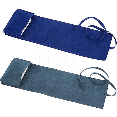 2Pcs 2 Colors Double-Sided Velvet Tarot Cards Storage Bags ABAG-CN0001-02A-1