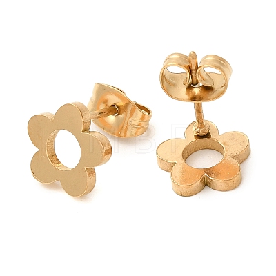 304 Stainless Steel Stud Earrings EJEW-I311-04B-G-1