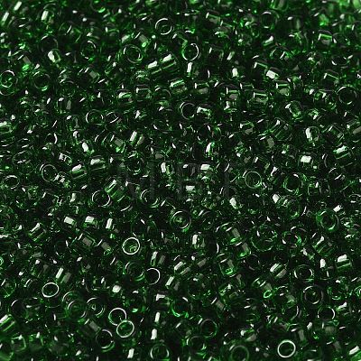 Transparent Colours Picasso Glass Round Seed Beads SEED-B001-06A-07-1