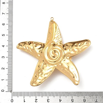 304 Stainless Steel Big Pendants STAS-L026-14G-1