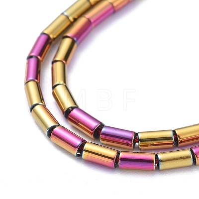 Electroplate Glass Beads Strands EGLA-K014-B-FP06-1