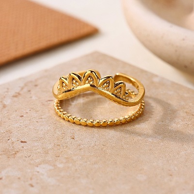 304 Stainless Steel Cuff Open Rings WG7E2DC-06-1