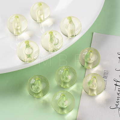 Transparent Acrylic Beads MACR-S370-A16mm-728-1