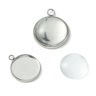 DIY Blank Dome Pendant Making Kit DIY-FS0005-47-1