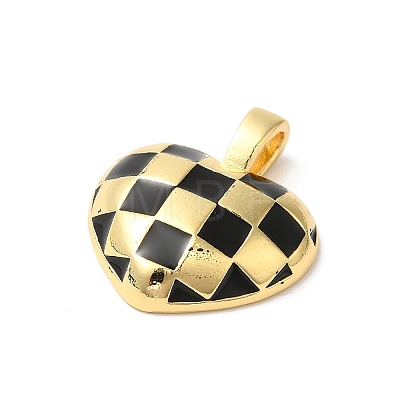 Rack Plating Brass Enamel Pendants KK-Z056-41G-01-1