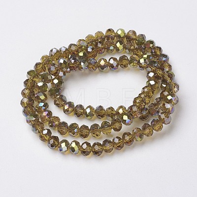 Electroplate Transparent Glass Beads Strands LS-EGLA-A034-T4mm-S04-1