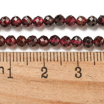 Natural Garnet Beads Strands X-G-I341-09C-1