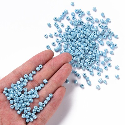 6/0 Glass Seed Beads SEED-US0003-4mm-123-1