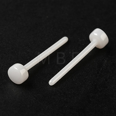 Hypoallergenic Bioceramics Zirconia Ceramic Stud Earrings EJEW-F340-05A-01-1