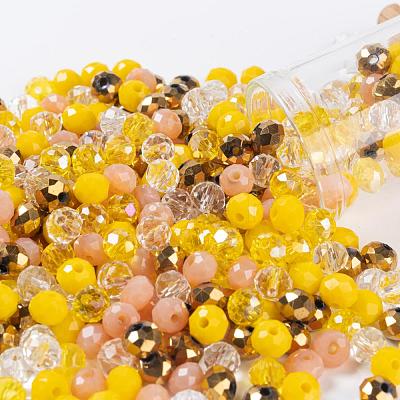 500Pcs 5 Colors Mixed Styles Glass Beads EGLA-LS0001-04-1