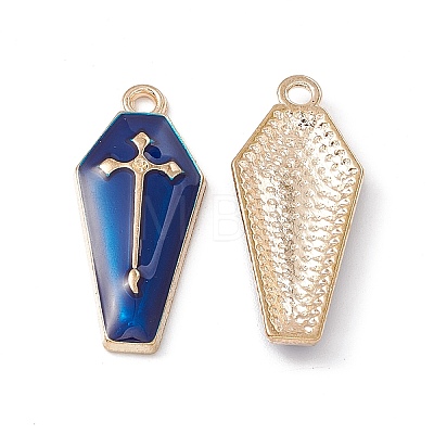 Alloy Enamel Pendants ENAM-H039-10G-1