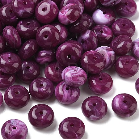Two Tone Acrylic Beads AC-CBABA33-01K-1