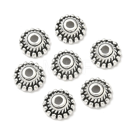 Tibetan Style Alloy Caps LF1235Y-NF-1