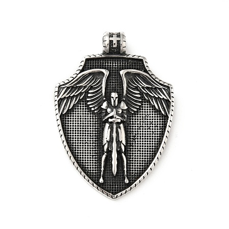 304 Stainless Steel Big Pendants STAS-P309-23AS-1