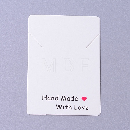 Cardboard Necklace Display Cards CDIS-F002-11B-1