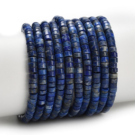Natural Lapis Lazuli Beads Strands G-Z110-A38-2x4mm-1