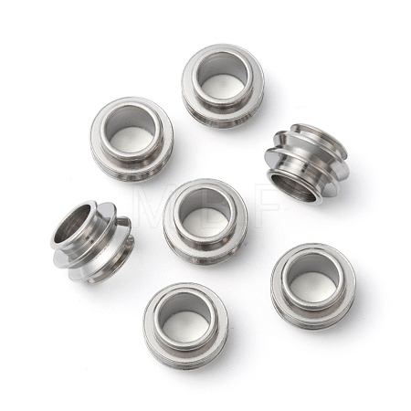 Tarnish Resistant 304 Stainless Steel Beads STAS-E036-15-1