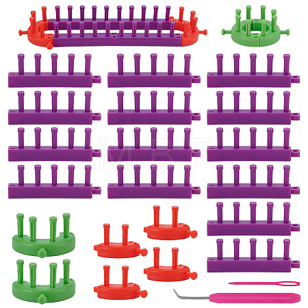 Plastic Knitting Loom DIY-WH0899-957-1
