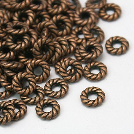 Tibetan Style Alloy Spacer Beads K0913062-1