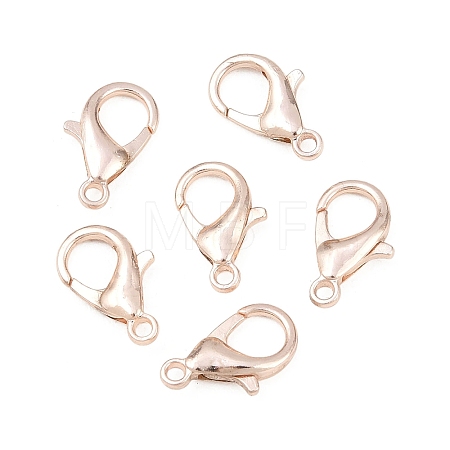 Zinc Alloy Lobster Claw Clasps E102-RG-1