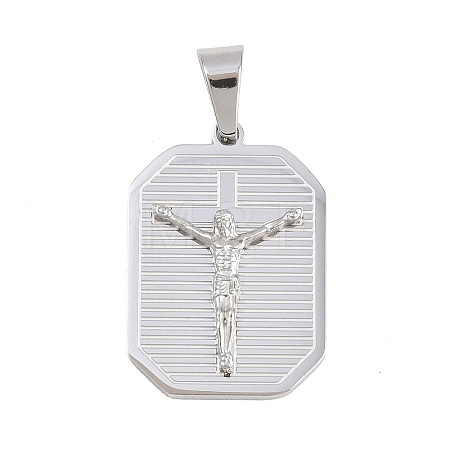 304 Stainless Steel Pendants STAS-B137-12P-1