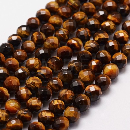 Natural Tiger Eye Beads Strands G-N0179-01-6mm-1