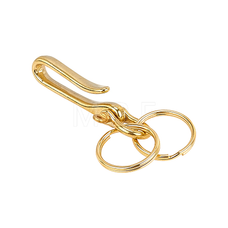 Brass Swiveling U-Hook KK-PH0001-42G-1