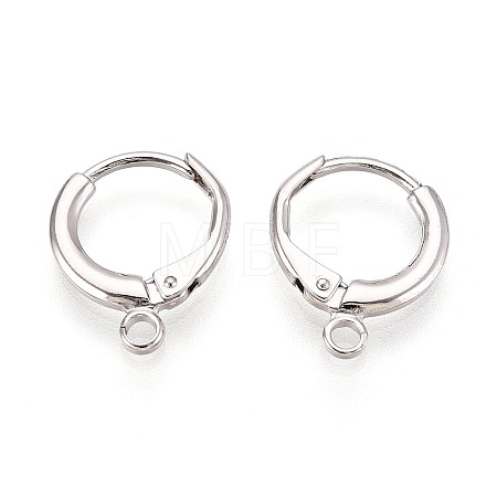 925 Sterling Silver Hoop Earring Findings STER-N016-59P-1
