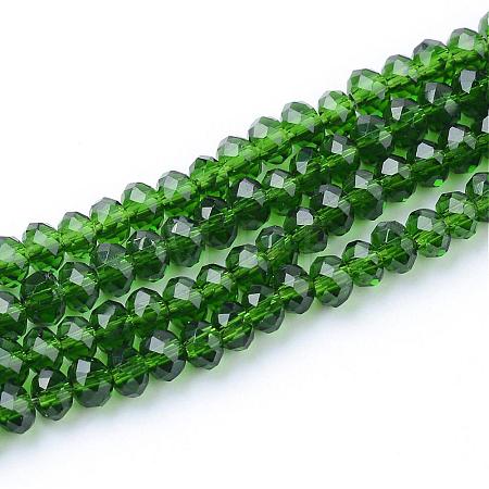 Transparent Glass Beads Strands GLAA-R135-2mm-42-1