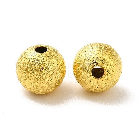 Brass Textured Beads EC225-G-1