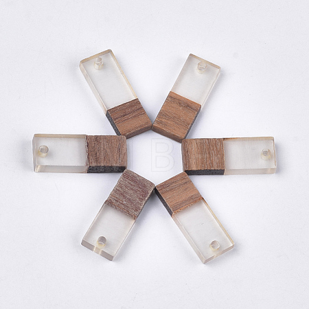 Resin & Walnut Wood Pendants RESI-S358-79M-1