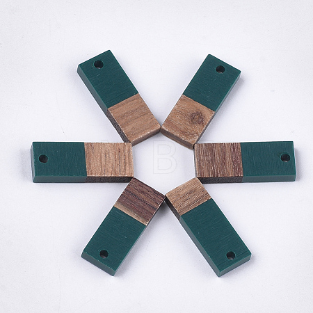 Resin & Walnut Wood Pendants RESI-S358-79C-1