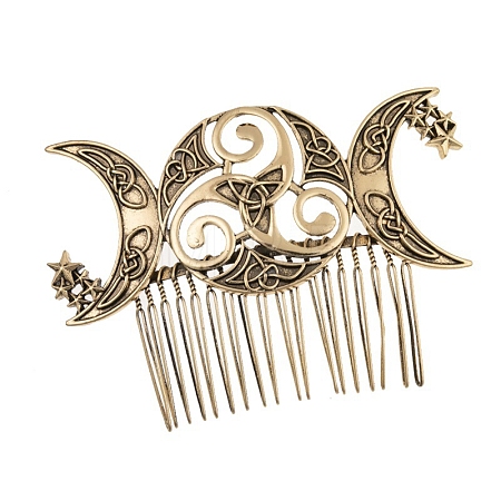 Alloy Hair Comb PW-WG92410-01-1