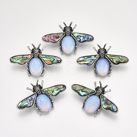Opalite Brooches/Pendants G-S353-08N-1
