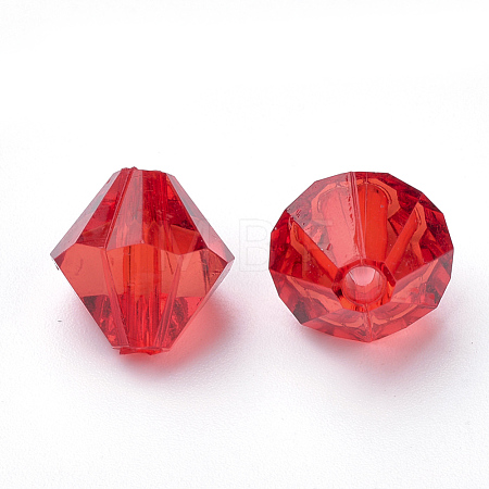 Transparent Acrylic Beads TACR-S146-6mm-05-1