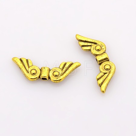 Tibetan Style Alloy Beads TIBEB-1000-AG-LF-1