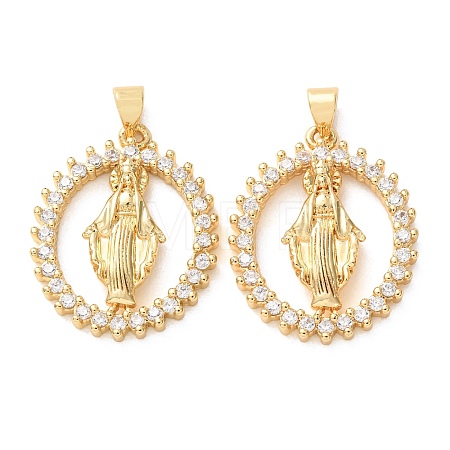 Religion Brass Pendants CU-B197-03G-D-1