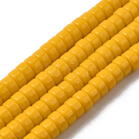 Opaque Glass Beads Strands GLAA-I060-01H-1