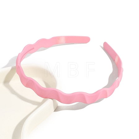Plastic Wavy Hair Bands for Girls Women PW-WG53FC4-04-1