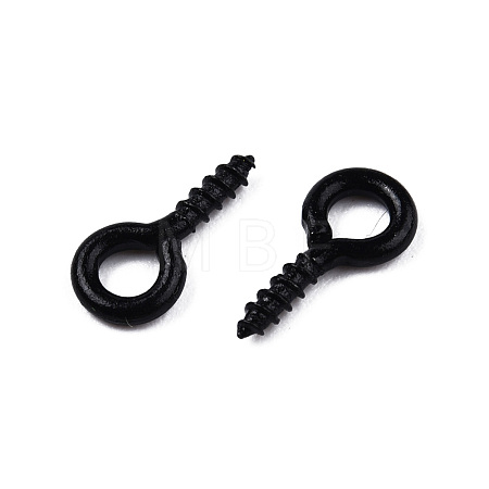 Spray Painted Iron Screw Eye Pin Peg Bails IFIN-N010-002B-01-1