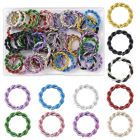 44Pcs 11 Colors Aluminum Quick Link Connectors ALUM-FS0001-01-1