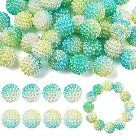 40Pcs Imitation Pearl Acrylic Beads OACR-FS0002-89A-05-1