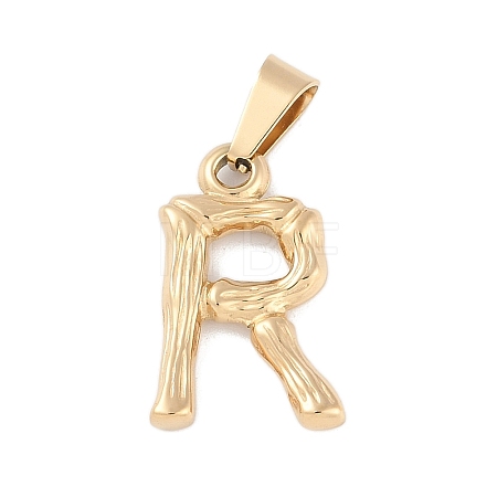 304 Stainless Steel Pendants STAS-F235-01G-R-1