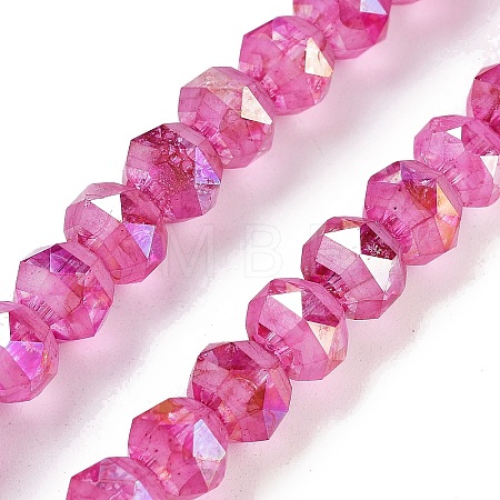 Baking Paint Glass Beads Strands GLAA-H032-05-05-1
