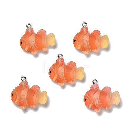 Opaque Resin Pendants RESI-D055-091P-01-1